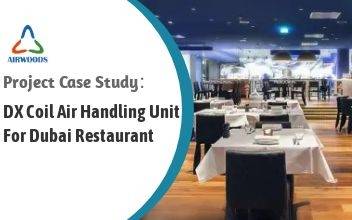 Njësia e trajtimit të ajrit të spirales DX për restorantin në Dubai