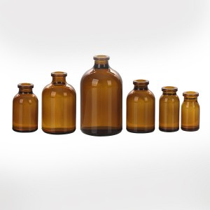 Moulded glass bottles for Infusion