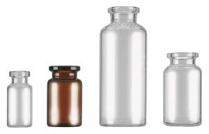moulded glass vials for injection vials