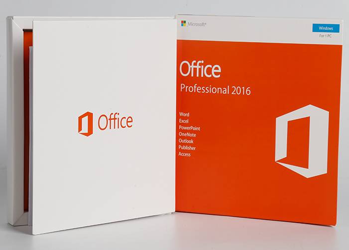 Office 2016 pro plus Retail Box DVD + Key Card