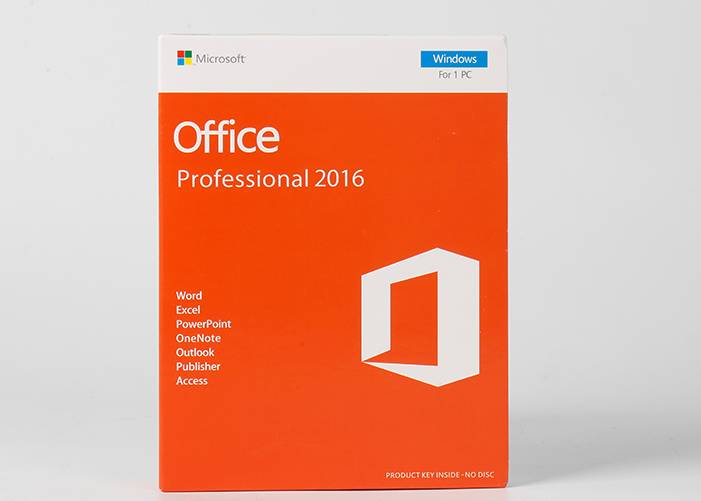 Microsoft Office 2016 pro plus Retail Box PKC Version