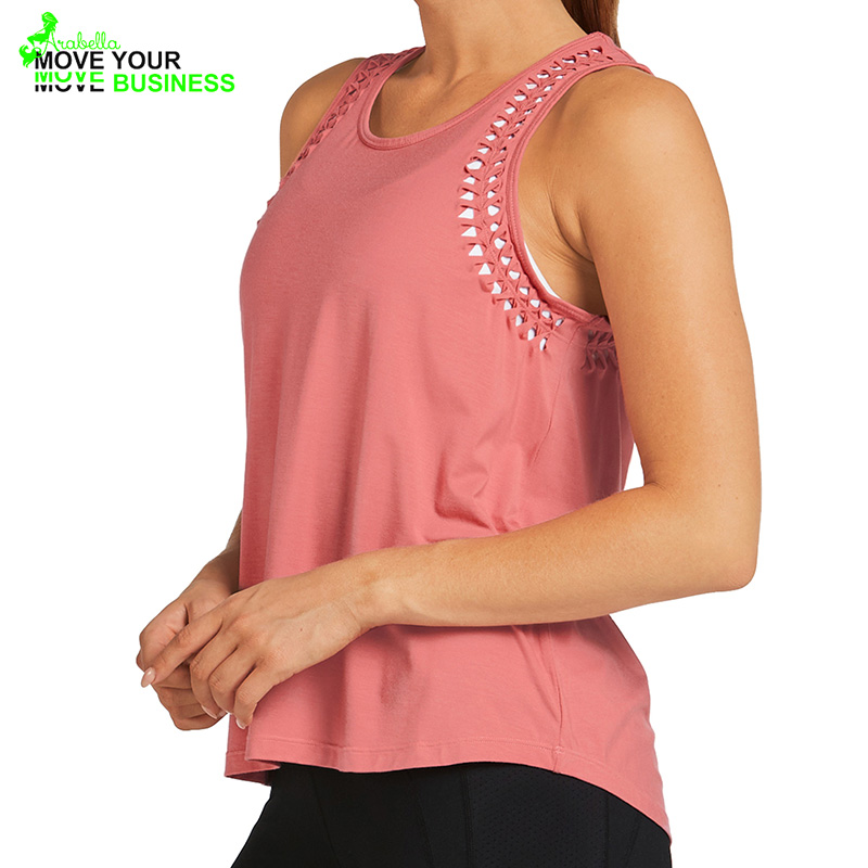 Woman Lightweight Relax Fit Quick Drying Soft Anti-stink Jogging Tank Top