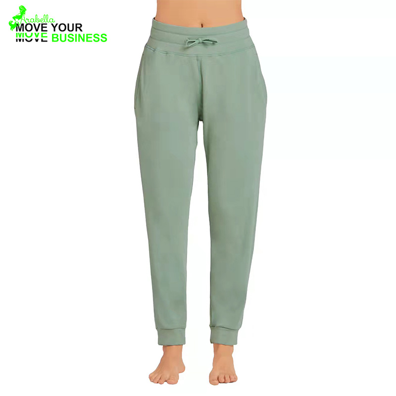 Streetstyle Cozy Cottony Breathable Mid-rise Joggers for Women with Pockets