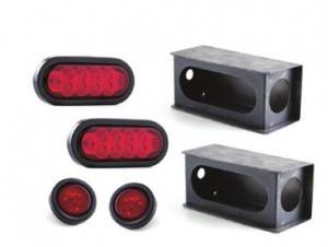6” LED TRAILER TAIL LIGHT GUARD BOX KIT