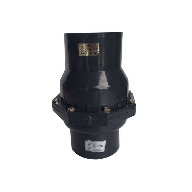 Factory wholesale Black Poly Pipe Fittings - UPVC swing check valve – DA YU PLASTIC