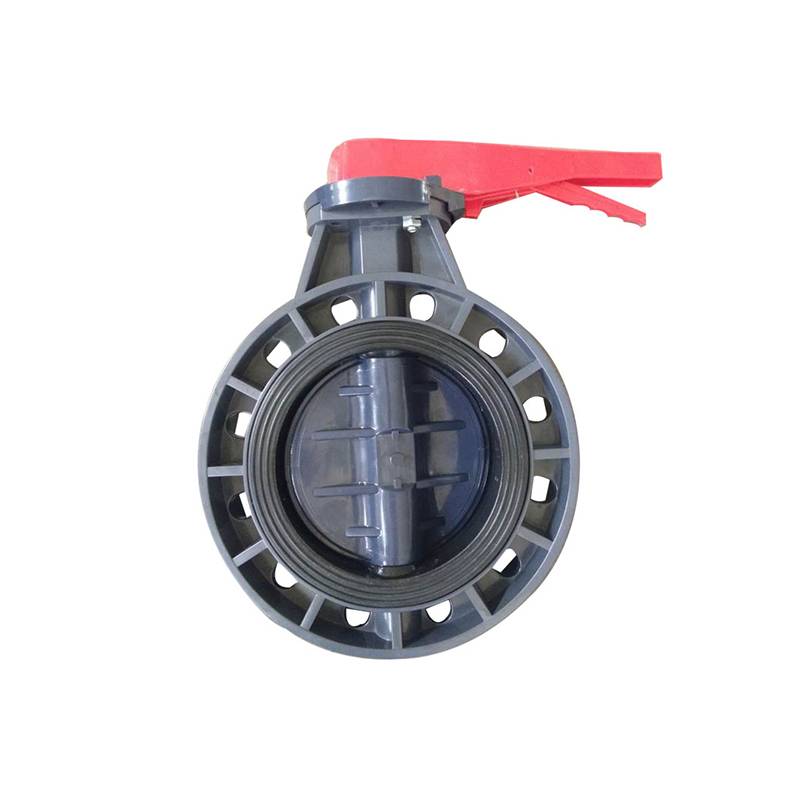 Wholesale Dealers of Y Branch Pipe Fitting - big sale price upvc butterfly valve JIS 10k 8inch 12 hole – DA YU PLASTIC