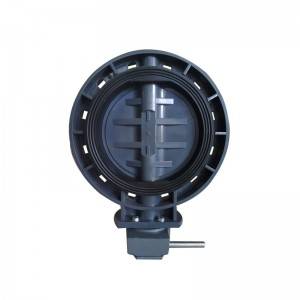 UPVC butterfly valve Gearbox operated