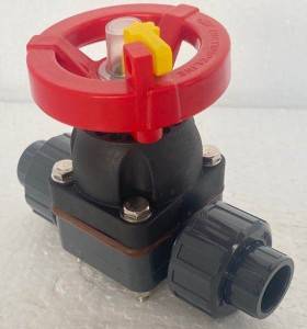durable quality factory direct sale upvc double union diaphragm valve 20mm to 63mm