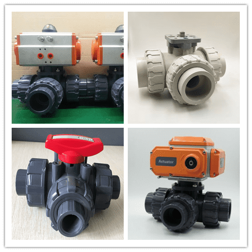 Factory directly supply Brass Fitting Manufacturer - big sale factory price PVC PPH 3 way ball valves – DA YU PLASTIC