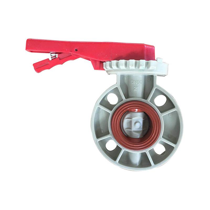 OEM Customized Stainless Steel Clamping Pipe Fittings - PPH butterfly valve FPM VITON seat – DA YU PLASTIC