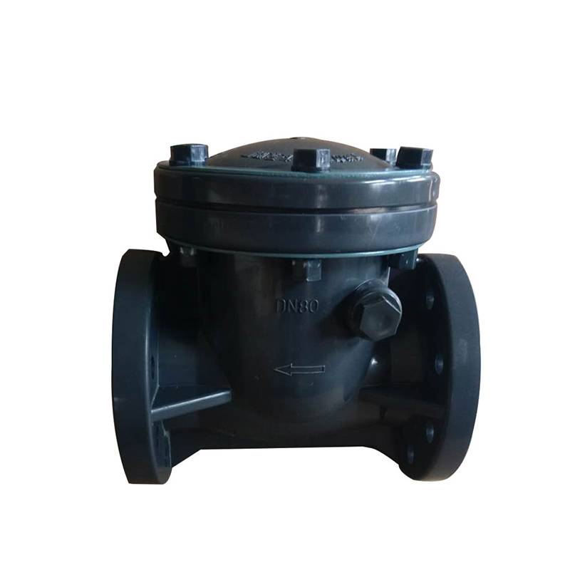 Factory wholesale Slide Pneumatic Gate Valve - Flanged Check valve – DA YU PLASTIC