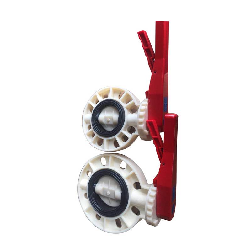 Bottom price Malleable Iron Bspt Fitting - ABS butterfly valve Manual type – DA YU PLASTIC