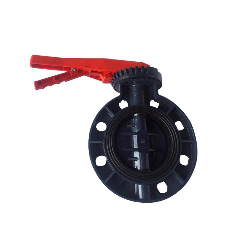 PriceList for Foot Valve - UPVC butterfly valve Handle Lever type – DA YU PLASTIC