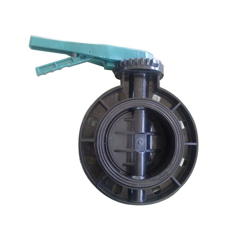 High Quality 3a Sanitary Stainless Steel Npt 3way Ball Valve - UPVC butterfly valve Black body – DA YU PLASTIC