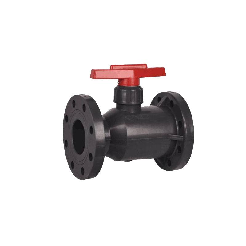 Factory Price Stainless Steel Banded Pipe Fitting - UPVC flanged ball valve – DA YU PLASTIC