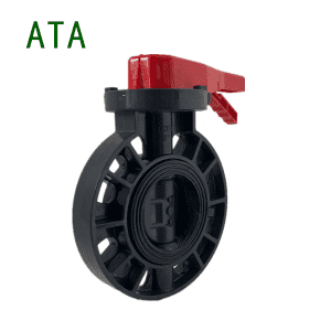 factory wholesale good price upvc wafer lug lever butterfly valve 3inch