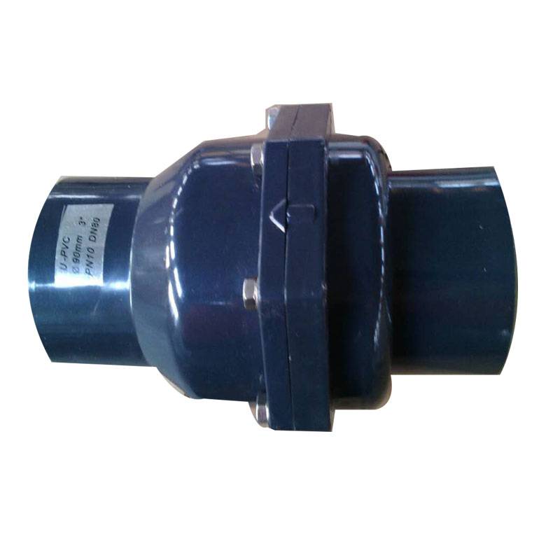 Discount wholesale Standard Carbon Steel 45/90/180 Elbow Supply - UPVC swing check valve horizontal installation – DA YU PLASTIC