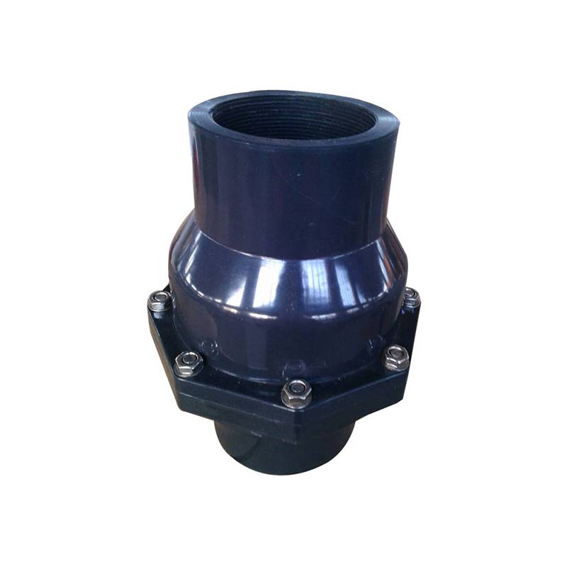 China Gold Supplier for Fire Signal Butterfly Valve - UPVC flap swing check valve – DA YU PLASTIC