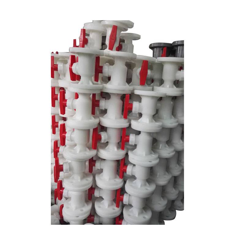 Best Price for Pneumatic Diaphragm Control Valve - PP flanged ball valves White – DA YU PLASTIC