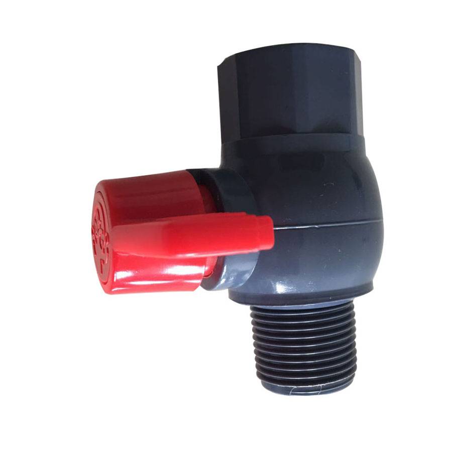 Factory Price Handle Butterfly Valve - PVC ball valve Male Female – DA YU PLASTIC