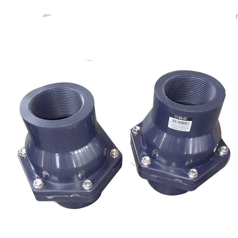Factory Price Superior Brass Valves - UPVC non return swing check valve Threaded – DA YU PLASTIC