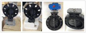 PVC/PP/PPH Actuated Butterfly Valves