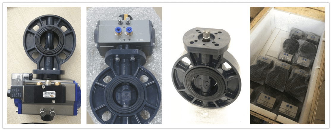 Bottom price Sanitary Pneumatic Diaphragm Valve - PVC-U butterfly valve flat shaft drive actuator use – DA YU PLASTIC