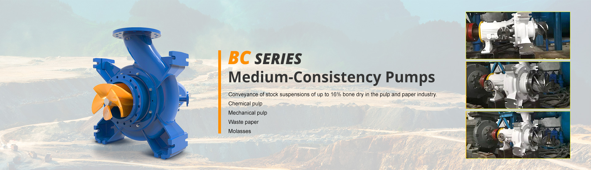 BC series  Medium-Consistency Pumps