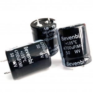 Snap In and Lug Aluminum Electrolytic Capacitors