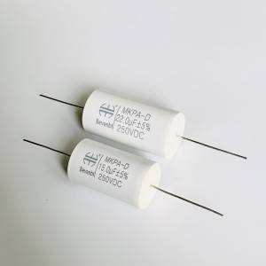 Film Capacitor MKPA-D Round Axial Polypropylene Capacitors for Audio Divider White