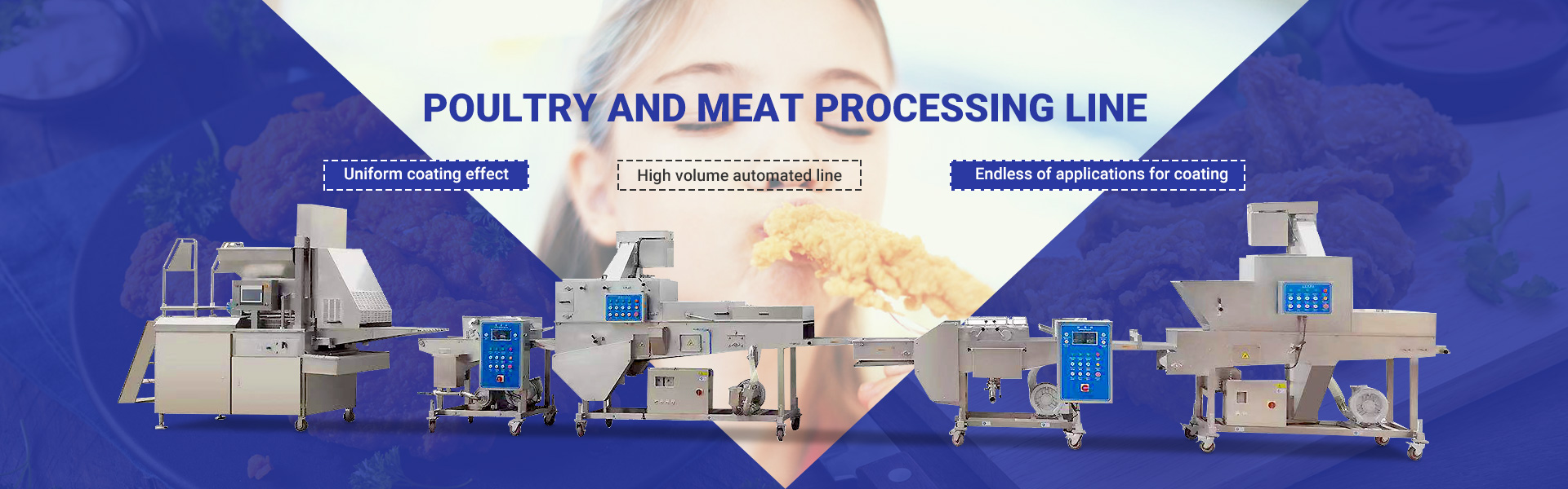 poultry and meat processing line
