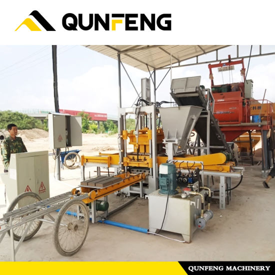 中国制造商品牌Qmr2-40手动水泥砖制造机在喀拉拉邦迪拜