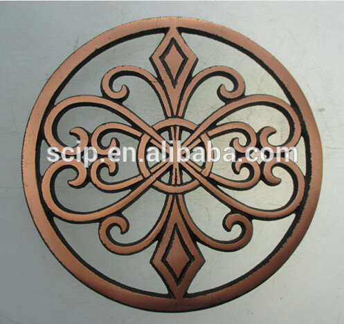 Quality Inspection for Lapel Pin In Metal Crafts - round cooper cast iron trivet – KASITE