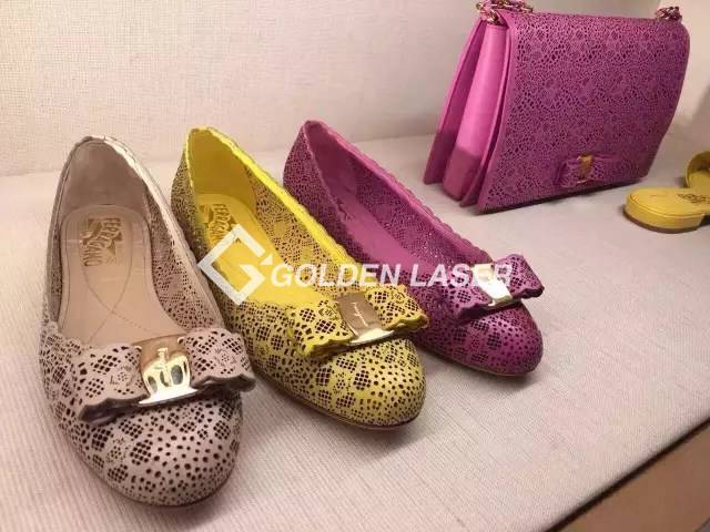 laser engraving hollowing for shoes and bags