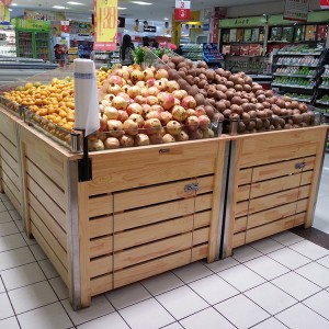 good price Supermarket produce fruit & vegetable display rack