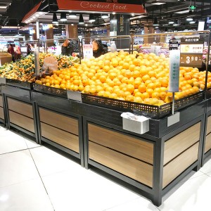 Factory wholesale Supermarket Counter -
 Metal Fruit display tables with pyramid steps  – Changsheng