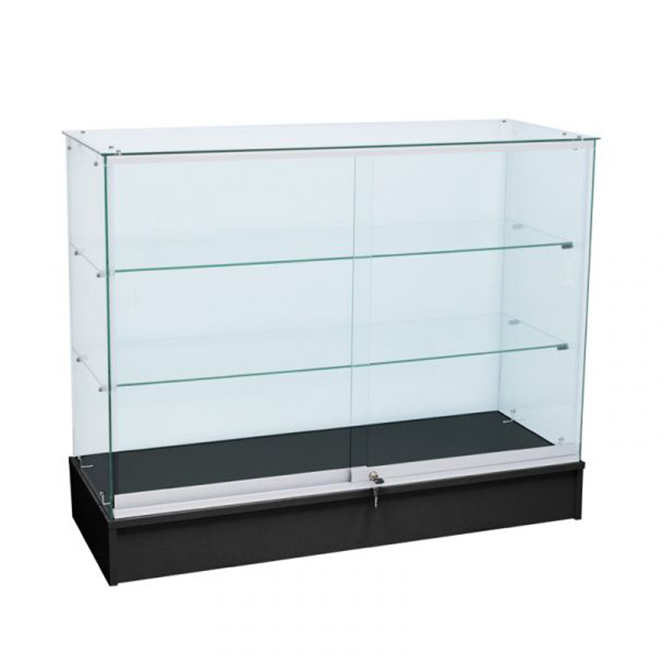 Two shelf full vision glass showcase