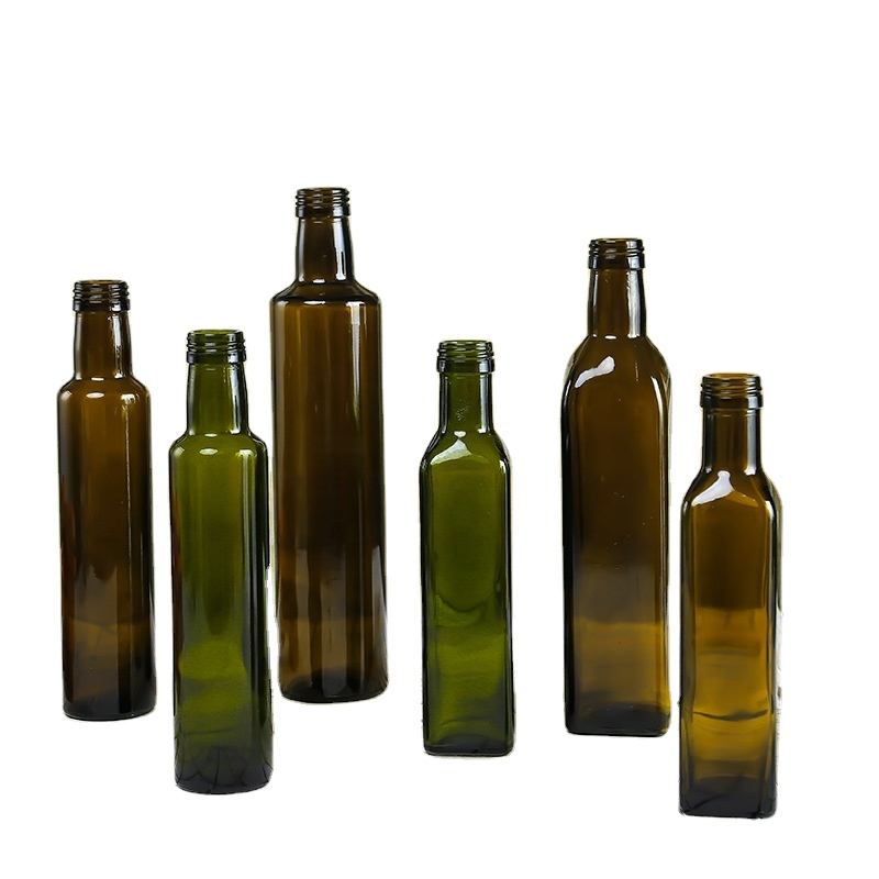 Food grade 250ml Dorica glass olive oil bottles