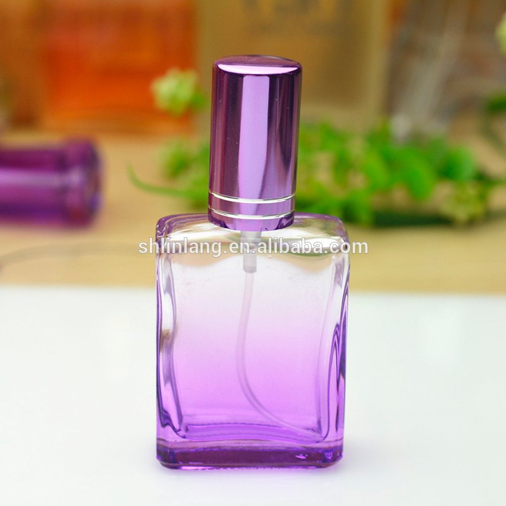 SHANGHAI LINLANG 15ML perfume bottle glass and pump glass perfume bottle clear glass perfume bottle 50 ml