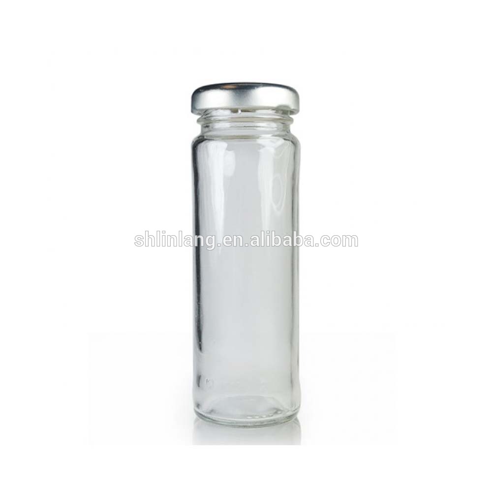 Linlang shanghai factory glassware products 100ml glass spice jar