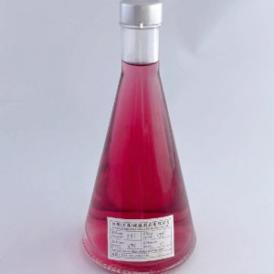 Wholesale High Quality 500ml 16OZ Clear Wine Glass Bottle For Spirit Classic with Long Neck Shape Whisky Vodak Rum Bottles