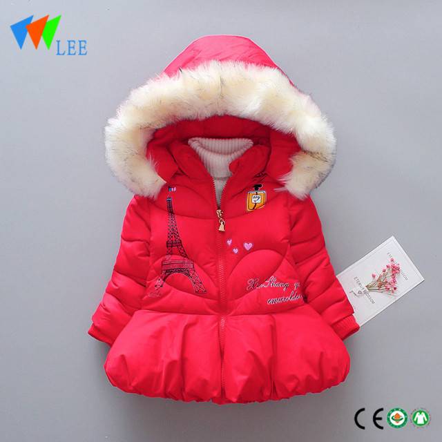 baby girl winter coat printed