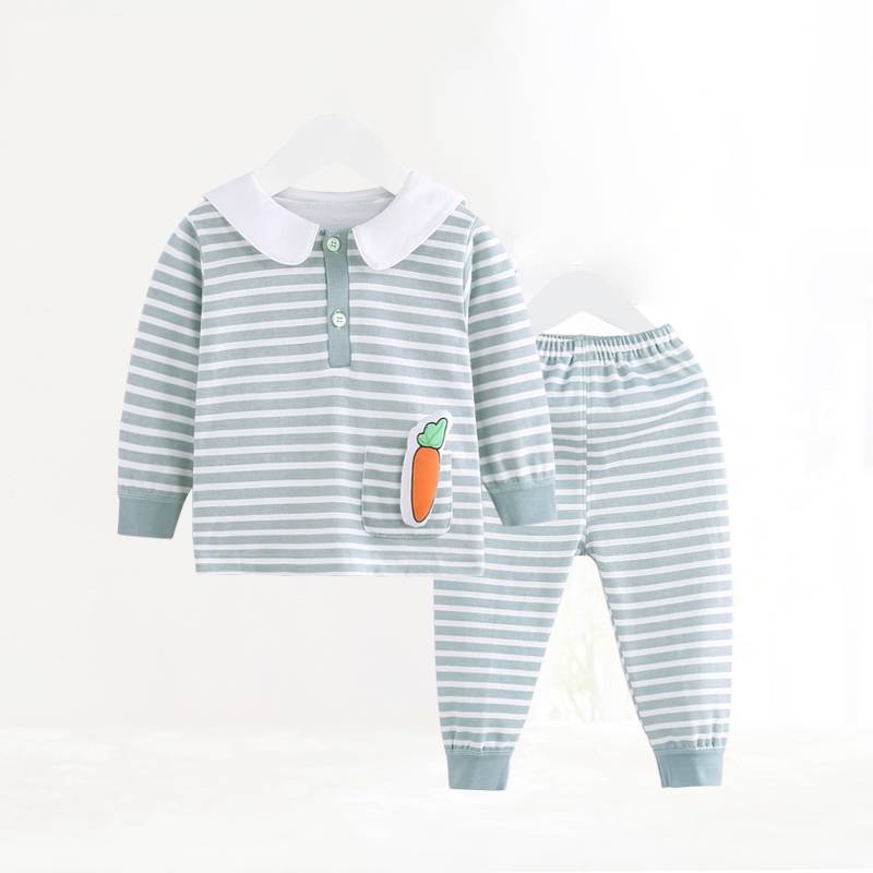 High Quality Thick Warm Fleece Baby Clothing Set for 1-4 years old kids