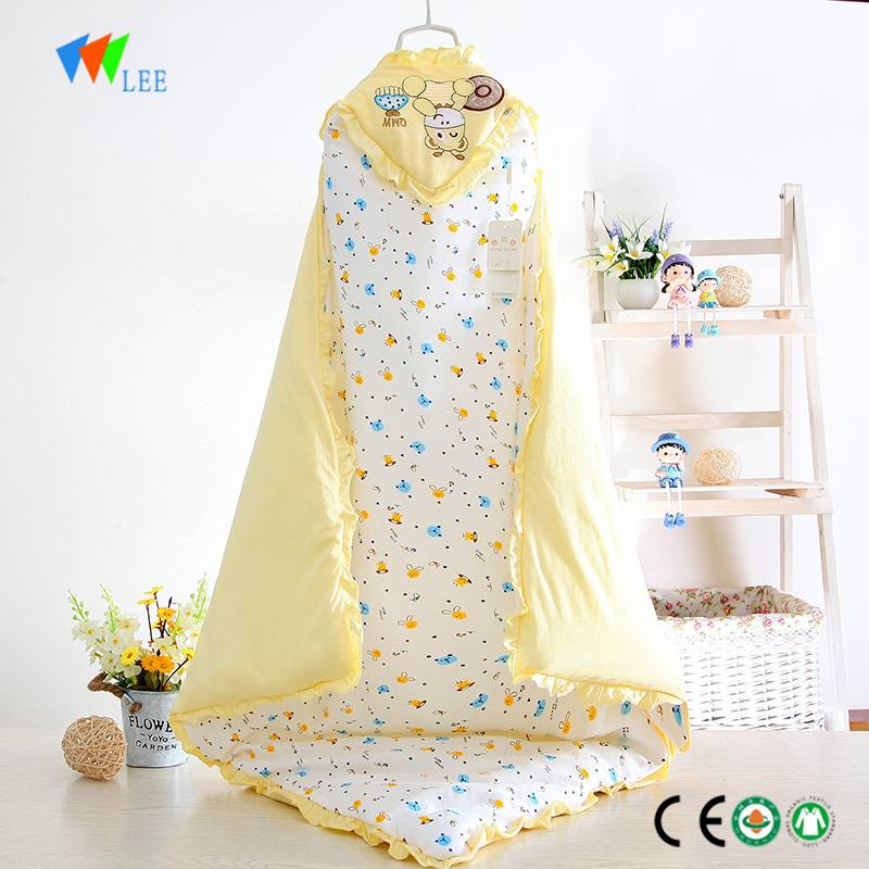 latest new design and fashionable style wholesale high quality soft baby bamboo fiber blanket sleeping bag