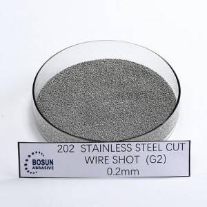 SUS304/430/202 stainless steel cut wire shot 0.2mm G2