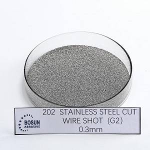 SUS304/430/202 stainless steel cut wire shot 0.3mm G2
