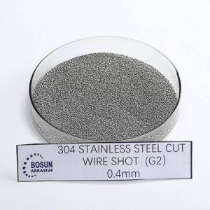 SUS304/430/202 stainless steel cut wire shot 0.4mm G2