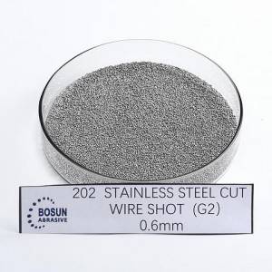 stainless steel cut wire shot 0.6mm G2