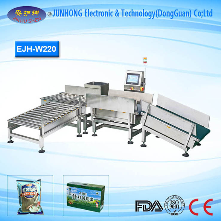 Competitive Price for Conveyor Belt Metal Detector -
 High Stability Snacks Check Weigher Machine – Junhong