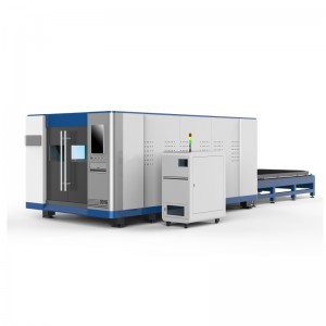 Fiber Laser Cutting Machine with Auto Exchange Table